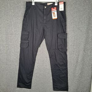 Wrangler Regular Taper Five Star Premium Cargo Pants Mens 37x33* 36x32 Black NWT